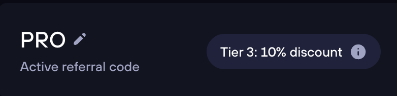 GMX 추천 코드 PRO가 GMX.io에서 10% 할인의 3등급으로 인증됨